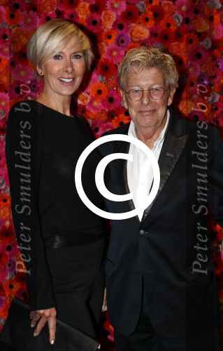 Amsterdam 6 november 2017 
Premiere my fair lady in carre.  Jan en Monique des Bouvrie