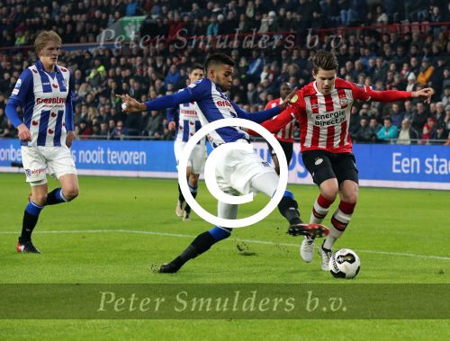 Eindhoven, 22 Januari 2017 Kompetitiewedstrijd PSV-SC Heerenveen, 
eindstand 4-3
Jeremiah St. Juste en Marco v Ginkel
