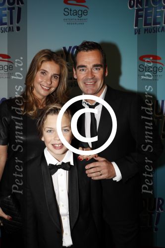 Utrecht 29 oktober 2017
Premiere on your feet in beatrixtheater in Utrecht. Jeroen v d Boom met zijn vrouw Dani en zoon