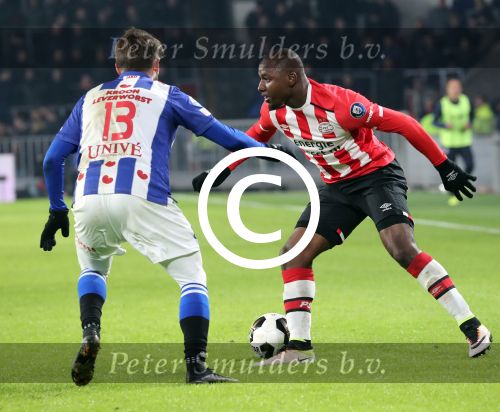 Eindhoven, 22 Januari 2017 Kompetitiewedstrijd PSV-SC Heerenveen, eindstand 4-3