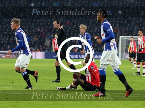 Eindhoven, 22 Januari 2017 Kompetitiewedstrijd PSV-SC Heerenveen, eindstand 4-3