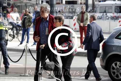 Amsterdam 14 oktober 2017
Afscheidsdienst van burgemeetser Eberhard v d Laan in het concertgebouw. Jette Klijnsma met man