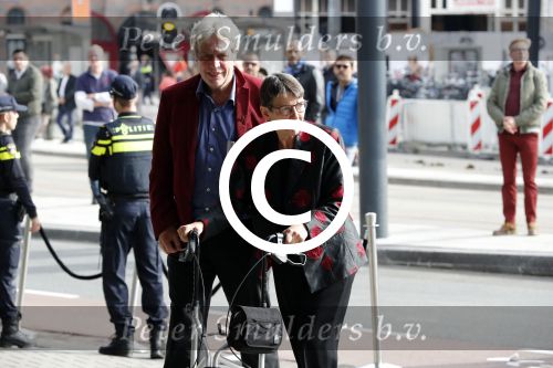 Amsterdam 14 oktober 2017
Afscheidsdienst van burgemeetser Eberhard v d Laan in het concertgebouw. Jette Klijnsma met man