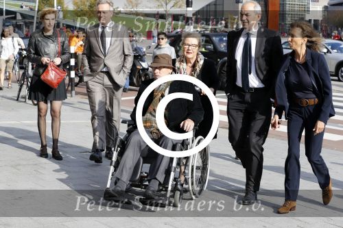 Amsterdam 14 oktober 2017
Afscheidsdienst van burgemeetser Eberhard v d Laan in het concertgebouw.Job Cohen met zijn vrouw Anjes v d Linden