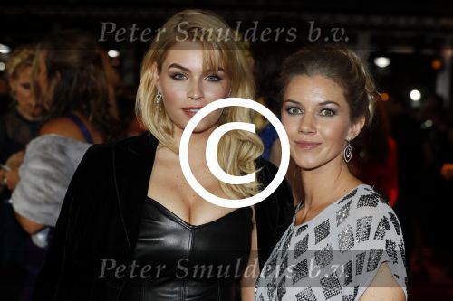 Amsterdam 12 oktober 2017 
Uitreiking televizierring in het afas live theater. Joelle Witschge en Anouk Hoogendijk