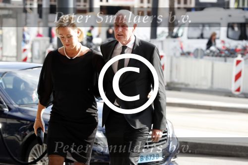 Amsterdam 14 oktober 2017
Afscheidsdienst van burgemeetser Eberhard v d Laan in het concertgebouw. Johan Remkes met partner