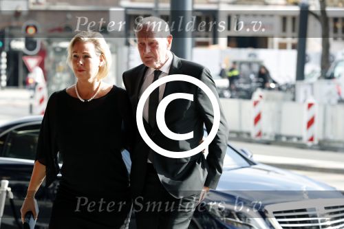 Amsterdam 14 oktober 2017
Afscheidsdienst van burgemeetser Eberhard v d Laan in het concertgebouw. Johan Remkes met partner