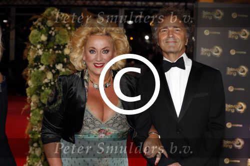 Amsterdam 12 oktober 2017 
Uitreiking televizierring in het afas live theater. Karin Bloemen met een kennis