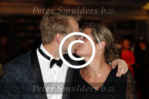 Amsterdam 12 oktober 2017 
Uitreiking televizierring in het afas live theater. Leo Alkemade met vrouw