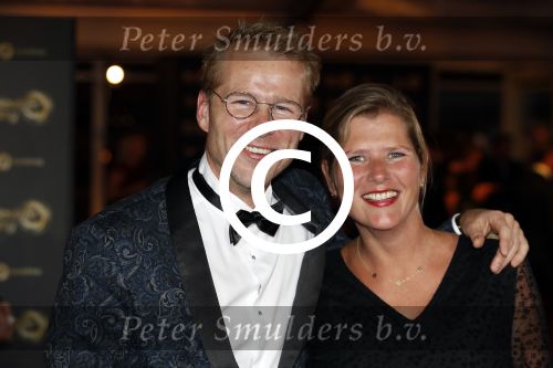 Amsterdam 12 oktober 2017 
Uitreiking televizierring in het afas live theater. Leo Alkemade met vrouw