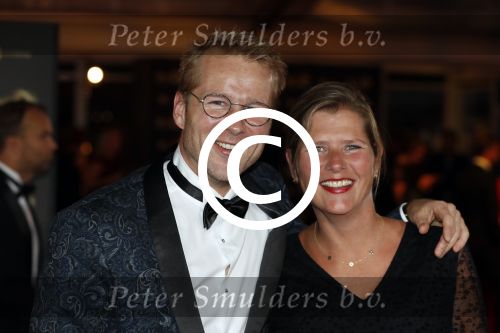 Amsterdam 12 oktober 2017 
Uitreiking televizierring in het afas live theater. Leo Alkemade met vrouw