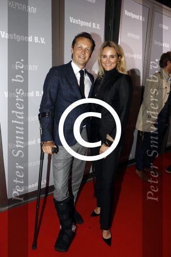 Amsterdam 9 oktober 2017
Premiere Vastgoed BV in het nieuwe de la mar. Lieke v Lexmond met man Bas v Veggel (op krukken)