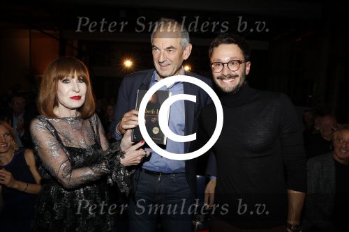 Amsterdam 30 oktober 2017 
Boekpresentatie Liesbeth List in hotel de goudfazant. Liesbeth met Job Cohen en de schrijver David Boomkens