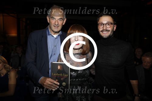 Amsterdam 30 oktober 2017 
Boekpresentatie Liesbeth List in hotel de goudfazant. Liesbeth met Job Cohen en de schrijver David Boomkens