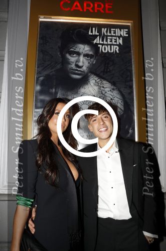 Amsterdam 6 oktober 2017
Premiere Show Lil Kleine in carre. Lil met zijn vriendin Jaimy Vaes