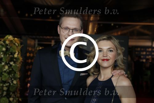 Amsterdam 12 oktober 2017 
Uitreiking televizierring in het afas live theater. Luuk Ikkink met vrouw
