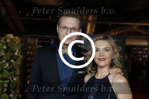 Amsterdam 12 oktober 2017 
Uitreiking televizierring in het afas live theater. Luuk Ikkink met vrouw