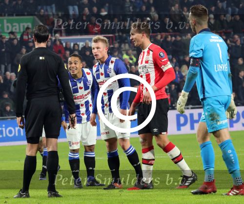 Eindhoven, 22 Januari 2017 Kompetitiewedstrijd PSV-SC Heerenveen, eindstand 4-3