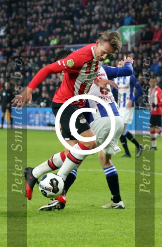 Eindhoven, 22 Januari 2017 Kompetitiewedstrijd PSV-SC Heerenveen, eindstand 4-3