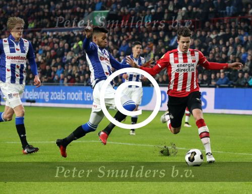 Eindhoven, 22 Januari 2017 Kompetitiewedstrijd PSV-SC Heerenveen, eindstand 4-3