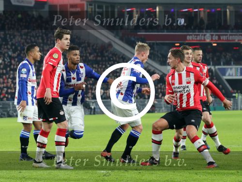 Eindhoven, 22 Januari 2017 Kompetitiewedstrijd PSV-SC Heerenveen, eindstand 4-3