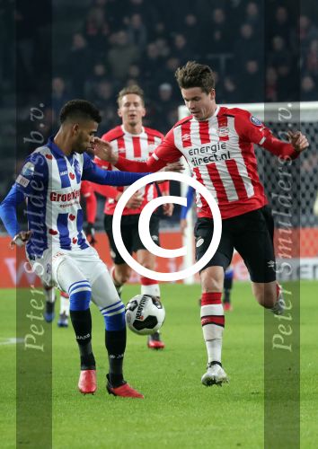 Eindhoven, 22 Januari 2017 Kompetitiewedstrijd PSV-SC Heerenveen, eindstand 4-3