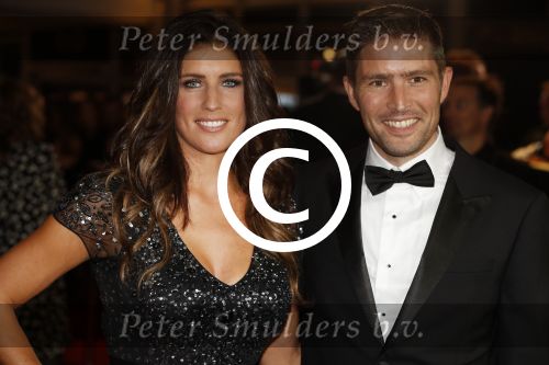 Amsterdam 12 oktober 2017 
Uitreiking televizierring in het afas live theater. Marieke Elsinga met broer