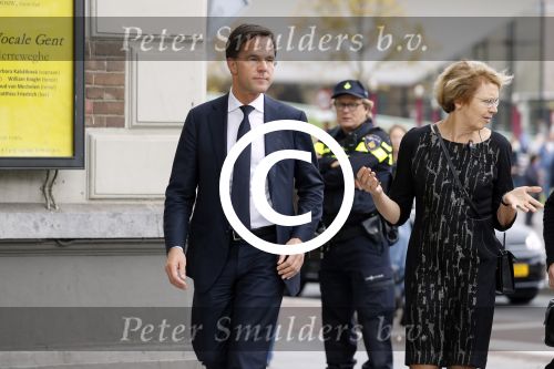 Amsterdam 14 oktober 2017
Afscheidsdienst van burgemeetser Eberhard v d Laan in het concertgebouw. Mark Rutte