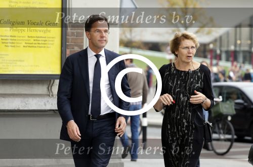 Amsterdam 14 oktober 2017
Afscheidsdienst van burgemeetser Eberhard v d Laan in het concertgebouw. Mark Rutte