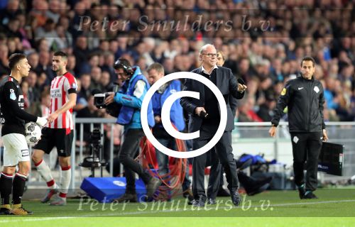 Eindhoven, 30 September 2017
PSV-Willem II, eindstand 4-0  Kompetitie 2017/2018
Mart v d Heuvel