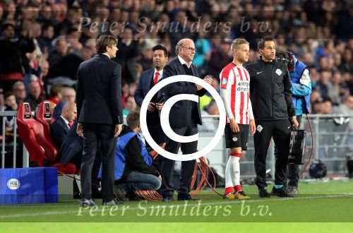 Eindhoven, 30 September 2017
PSV-Willem II, eindstand 4-0  Kompetitie 2017/2018
Mart v d Heuvel