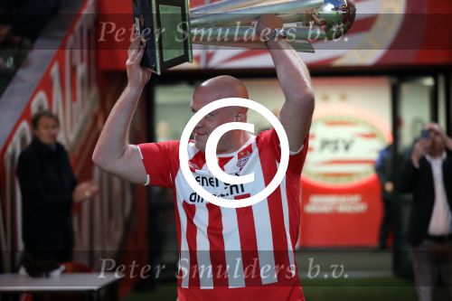 Eindhoven, 22 Januari 2017 Kompetitiewedstrijd PSV-SC Heerenveen, 
eindstand 4-3
Huldiging Michael v Gerwen