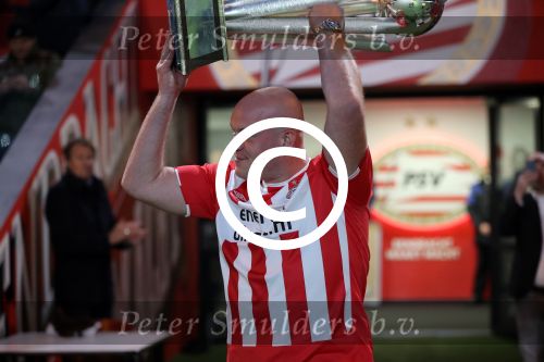 Eindhoven, 22 Januari 2017 Kompetitiewedstrijd PSV-SC Heerenveen, 
eindstand 4-3
Huldiging Michael v Gerwen