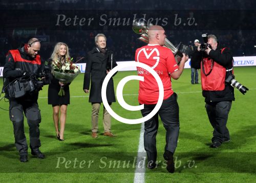 Eindhoven, 22 Januari 2017 Kompetitiewedstrijd PSV-SC Heerenveen, 
eindstand 4-3
Huldiging Michael v Gerwen