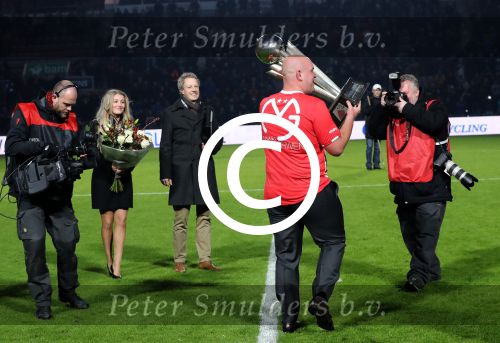 Eindhoven, 22 Januari 2017 Kompetitiewedstrijd PSV-SC Heerenveen, 
eindstand 4-3
Huldiging Michael v Gerwen