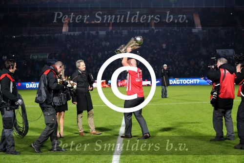 Eindhoven, 22 Januari 2017 Kompetitiewedstrijd PSV-SC Heerenveen, 
eindstand 4-3
Huldiging Michael v Gerwen