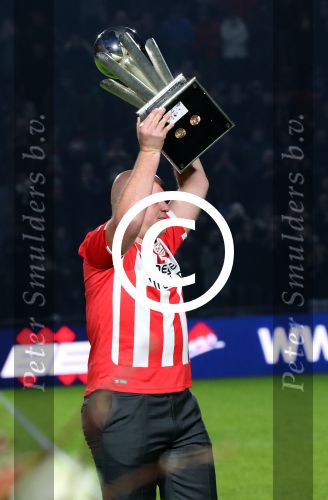 Eindhoven, 22 Januari 2017 Kompetitiewedstrijd PSV-SC Heerenveen, 
eindstand 4-3
Huldiging Michael v Gerwen