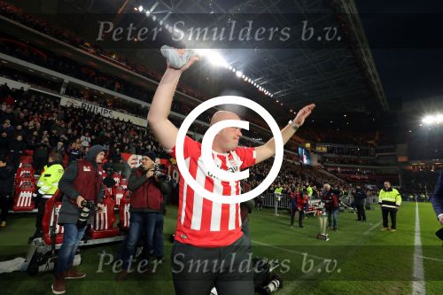 Eindhoven, 22 Januari 2017 Kompetitiewedstrijd PSV-SC Heerenveen, eindstand 4-3
Huldiging Michael v Gerwen