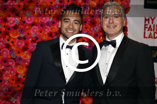 Amsterdam 6 november 2017 
Premiere my fair lady in carre. Michiel Varga met ...