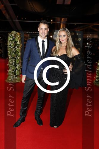 Amsterdam 12 oktober 2017 
Uitreiking televizierring in het afas live theater. Monique Smit met vriend