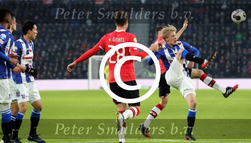 Eindhoven, 22 Januari 2017 Kompetitiewedstrijd PSV-SC Heerenveen, eindstand 4-3
