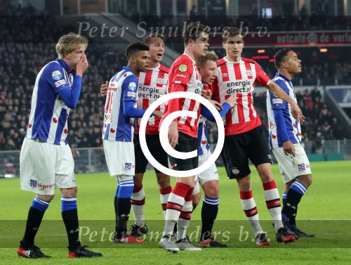 Eindhoven, 22 Januari 2017 Kompetitiewedstrijd PSV-SC Heerenveen, eindstand 4-3