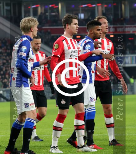 Eindhoven, 22 Januari 2017 Kompetitiewedstrijd PSV-SC Heerenveen, eindstand 4-3