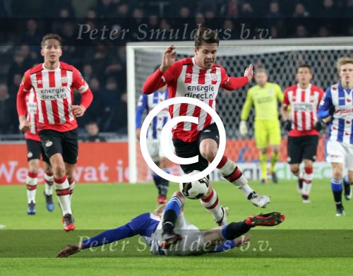 Eindhoven, 22 Januari 2017 Kompetitiewedstrijd PSV-SC Heerenveen, eindstand 4-3