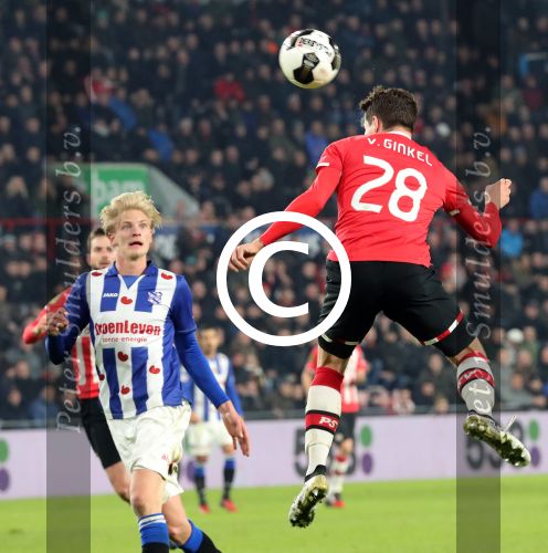 Eindhoven, 22 Januari 2017 Kompetitiewedstrijd PSV-SC Heerenveen, eindstand 4-3