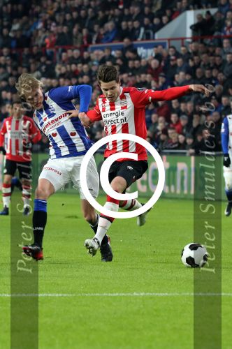 Eindhoven, 22 Januari 2017 Kompetitiewedstrijd PSV-SC Heerenveen, eindstand 4-3