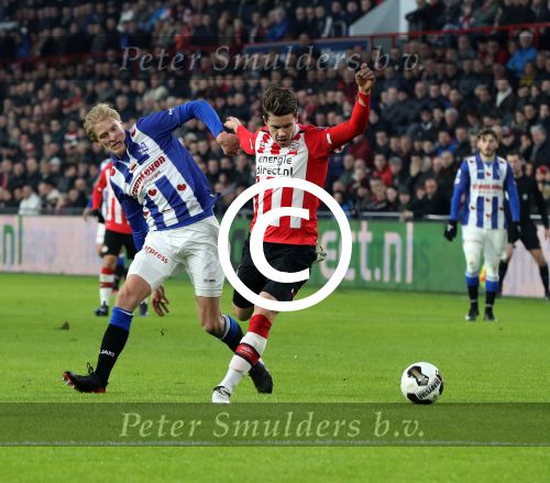 Eindhoven, 22 Januari 2017 Kompetitiewedstrijd PSV-SC Heerenveen, eindstand 4-3