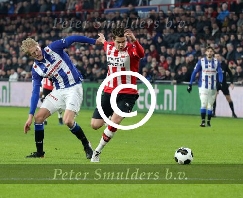 Eindhoven, 22 Januari 2017 Kompetitiewedstrijd PSV-SC Heerenveen, eindstand 4-3
