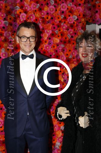 Amsterdam 6 november 2017 
Premiere my fair lady in carre. paul Groot met Anne-Rose Bantziger