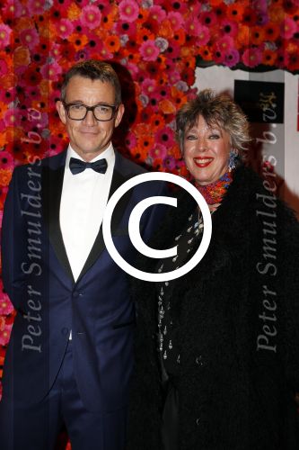 Amsterdam 6 november 2017 
Premiere my fair lady in carre. paul Groot met Anne-Rose Bantziger